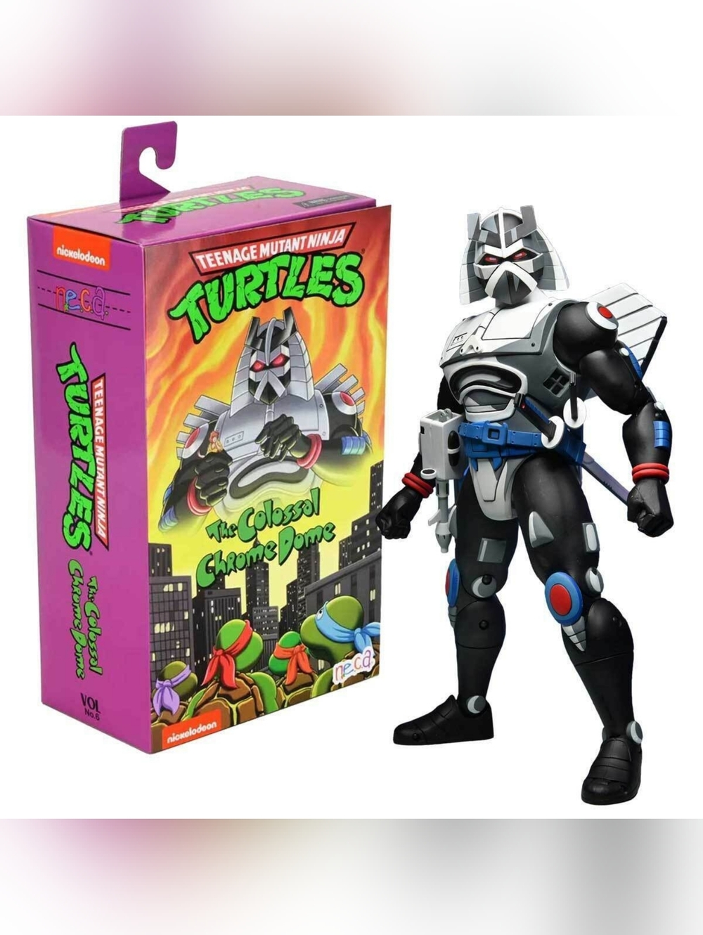 Neca Teenage Mutant Ninja Turtles Chrome Dome Action Figure